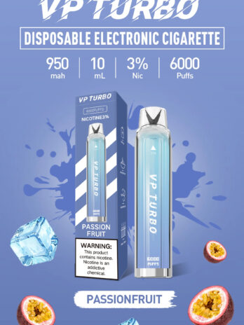 VP TURBO 發光棒 6000口一次性電子煙 10ml大煙油 950mAh快充 Type-C快充 Mesh網狀霧化 多種口味 台灣現貨