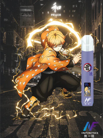 INF 無限通用一代主機 鬼滅之刃聯名 Type-C快充 發光熒幕 角色主題設計 側邊呼吸燈+角色動畫 台灣現貨