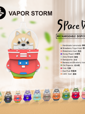 太空狗 VAPOR STORM 8000口可充電拋棄式電子煙 12ml大容量  多口味可愛款 台灣現貨速發
