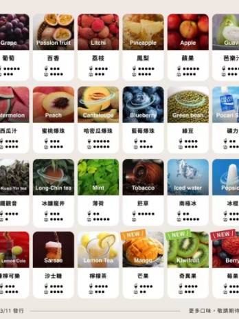 TUTX 一代煙彈 –陶瓷霧化芯 3%尼古丁鹽  30+種豐富口味任選 LANA/RELX/VAKA等一代通用