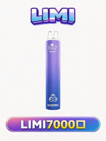 【LIMI】7000口拋棄式電子煙 吸氣即亮LED燈條 8ml 650mAh可充電 3.5%尼古丁鹽 冰感水果系列 現貨秒發