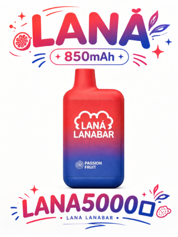 LANA 5000口拋棄式 搭載工藝級Mesh芯 800mAh全天候強勁輸出 7ml純淨風味體驗 支援 Type-C 快速回血 台灣現貨