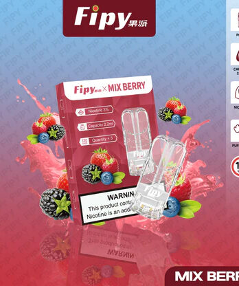 【買三盒送主機】Fipy 果派透明一代通用煙彈 頂級陶瓷芯引發 3% 爆汁口感 2.2ml 長效續航容量 擊喉順滑不乾澀 全台最夯現貨秒發