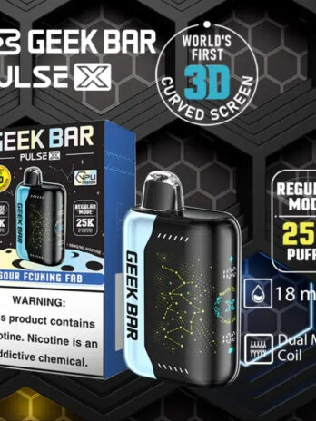 GEEK BAR星空抛棄式25000口頂級機皇 3D曲面全螢幕 18ml 超大容量 尼古丁鹽 5% 順滑擊喉感 享受星際霧化之旅 全台現貨秒發