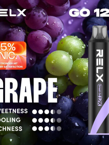 RELX Smash Go 12K 12000口拋棄式 15ml澎湃容量不乾燒 5%滿足感十足 500mAh穩壓續航 Type-C快充 CP值制霸全台 現貨秒發