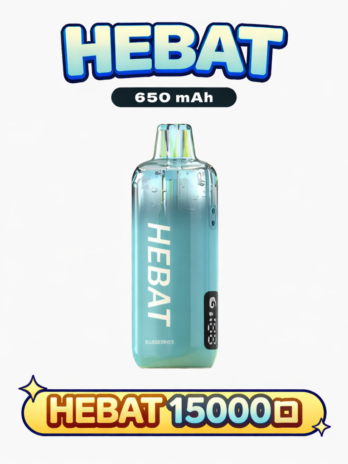 Hebat 喜貝 15000口拋棄式電子煙 一萬五千次激爽吸吮 3%精準擊喉感 650mAh極速快充 每一口都是澎湃濃郁的味蕾盛宴 台灣現貨