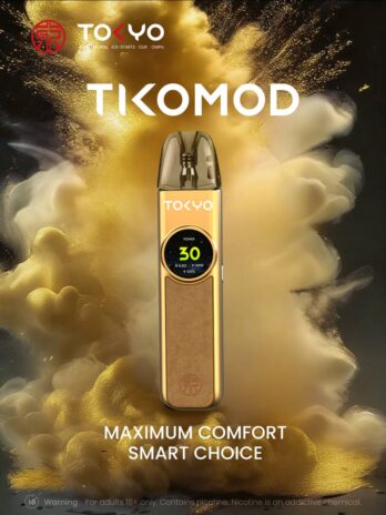 Tokyo 東京帝刻註油式主機 1200mAh超強續航 30W可調輸出 2.0ml 防漏油倉 側邊滑動氣流調節 台灣現貨秒發