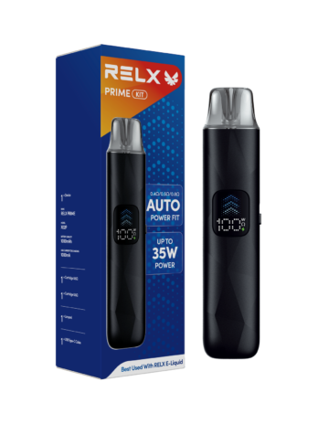 RELX 注油式主機  1000mAh超強續航 35W 大功率噴發 防漏濾芯不滲油 LED螢幕油電一目瞭然 享受極致濃郁霧化感 台灣現貨秒發